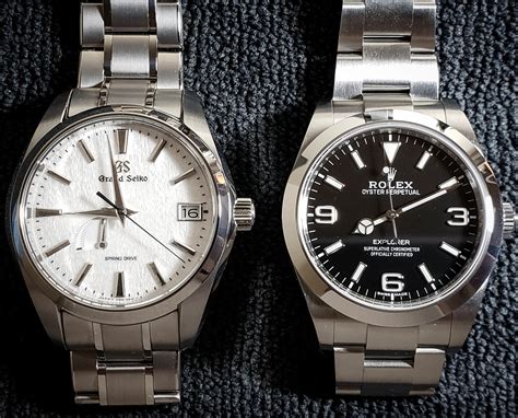 [Rolex Explorer Vs Grand Seiko Snowflake] : 